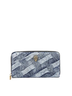 Portfel Kurt Geiger niebieski denim