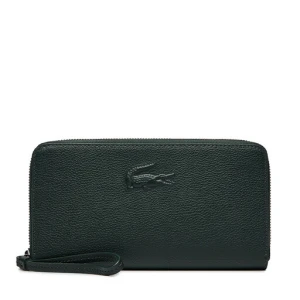 Portfel Lacoste Large City Court leather Billfold NF4508IE Zielony