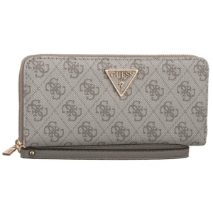 Zdjęcie produktu Portfel Laurel II Slg Large Zip Around SWSG74 59146 Dark Taupe Logo (GU775-c) Guess