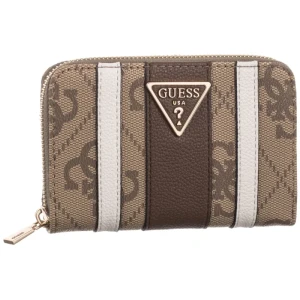 Zdjęcie produktu Portfel Laurel II Slg Med Zip Around SWSS74 59140 Latte Logo/Brown (GU875-a) Guess