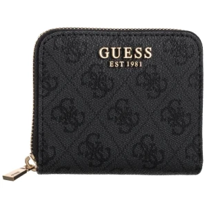 Zdjęcie produktu Portfel Laurel II Slg Small Zip Around SWSG74 59137 Coal Logo (GU776-a) Guess
