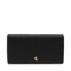 Portfel LAUREN RALPH LAUREN Slim Wallet Wlt Med 432802917009 Czarny