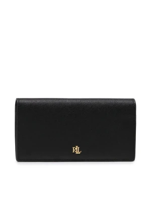Portfel LAUREN RALPH LAUREN Slim Wallet Wlt Med 432802917009 Czarny
