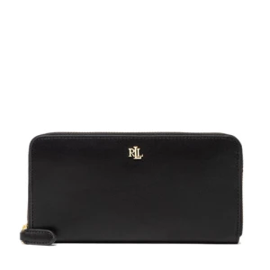 Portfel LAUREN RALPH LAUREN Zip Cont Wlt 432876730003 Czarny