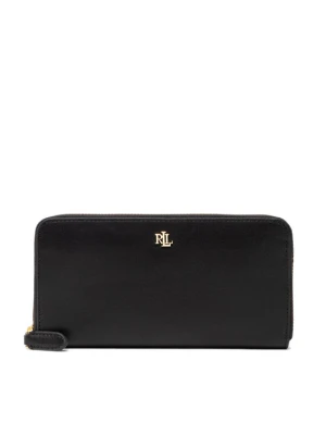 Portfel LAUREN RALPH LAUREN Zip Cont Wlt 432876730003 Czarny