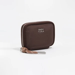 Portfel mały nylon mokka BIMBA Y LOLA MOKA