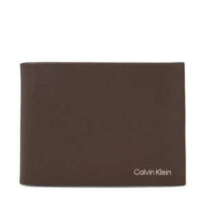 Portfel męski Calvin Klein Ck Concise Trifold 10Cc W/Coin L K50K510600 Brązowy