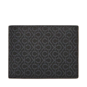 Portfel męski Calvin Klein Ck Must Mono Comp Trifold W Coin LV04D1040G Czarny