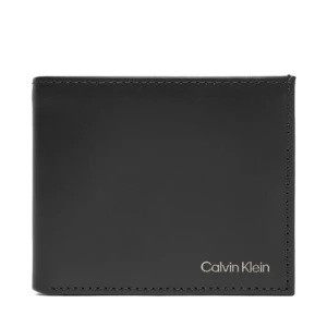 Portfel męski Calvin Klein Ck Smooth Trifold W/ Coin LV04D1103G Czarny