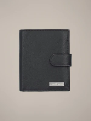 Portfel Męski Skórzany Ciemnobrązowy z RFID Lancerto