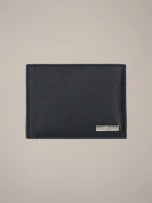 Portfel Męski Skórzany Czarny Lancerto