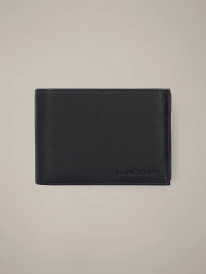 Portfel Męski Skórzany Czarny z RFID Lancerto