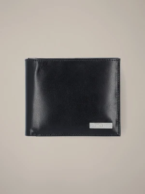 Portfel Męski Skórzany Czarny z RFID Lancerto