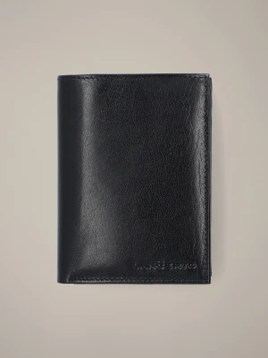 Portfel Męski Skórzany Czarny z RFID Lancerto