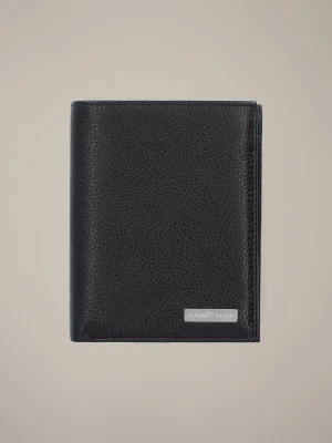 Portfel Męski Skórzany Czarny z RFID Lancerto
