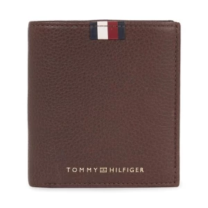 Portfel męski Tommy Hilfiger Th Corp Leather Trifold AM0AM11597 Brązowy