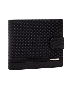 Portfel męski Valentini Perforated 502 czarny