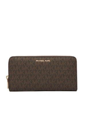 Portfel MICHAEL Michael Kors Jet Set 32F5GJ6T7B Brązowy