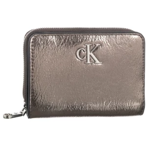 Zdjęcie produktu Portfel Minimal Monogram M Zip Around T Gunmetal K60K612745 ADA (CK587-a) Calvin Klein