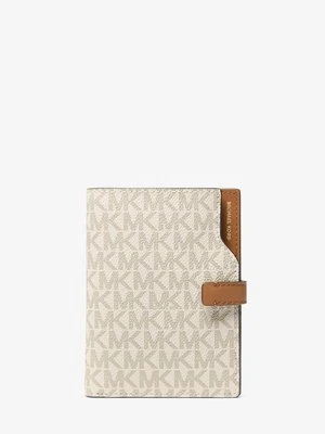 Portfel na paszport Jet Set z charakterystycznym logo MICHAEL Michael Kors