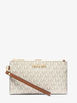 Portfel na smartfona Jet Set z logo z charakterystycznym logo Michael Kors