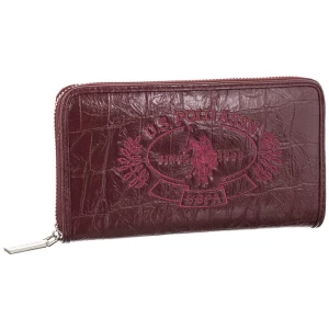 Zdjęcie produktu Portfel New Hailey L Zip Ard Wall Croco Pu Bordeaux BEUHF5162WVR410 (US108-a) U.S. Polo Assn.
