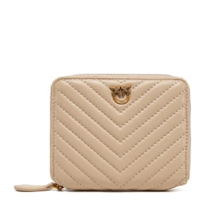 Portfel PINKO Taylor Zip Around PE 23 PCPL 100249 A0GK Beżowy