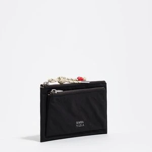 Portfel pocket nylon grafit BIMBA Y LOLA