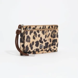 Portfel pocket nylon Leopard naturalny BIMBA Y LOLA