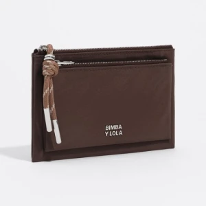 Portfel pocket nylon mokka BIMBA Y LOLA MOKA