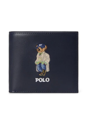 Portfel Polo Ralph Lauren 405P16238001 Granatowy