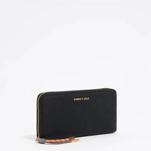 Portfel poziomy nylon czarny BIMBA Y LOLA