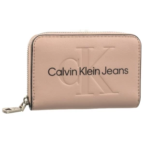 Zdjęcie produktu Portfel Sculpted Med Zip Around Mono Pale Conch Logo K60K607229 TFT (CK121-f) Calvin Klein