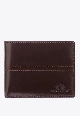 Portfel skórzany ciemny brąz Wittchen