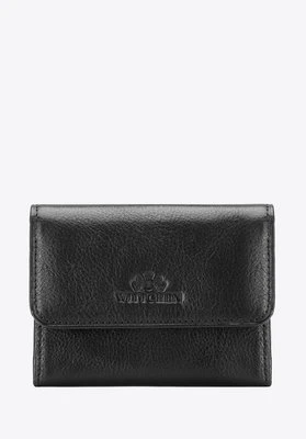 Portfel skórzany mały na zatrzask Wittchen