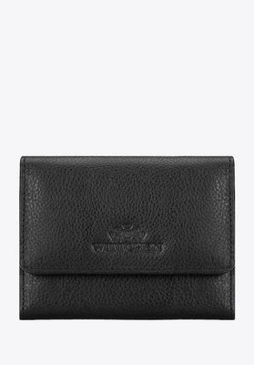 Portfel skórzany mały na zatrzask Wittchen