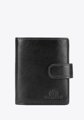 Portfel skórzany unisex zapinany na zatrzask Wittchen