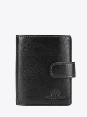 Portfel skórzany unisex zapinany na zatrzask Wittchen