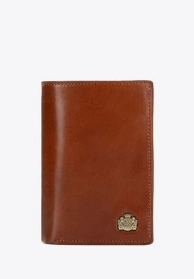 Portfel skórzany uniwersalny pionowy jasny brąz Wittchen