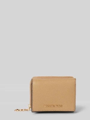 Portfel skórzany z aplikacją z logo model ‘EMPIRE’ MICHAEL Michael Kors
