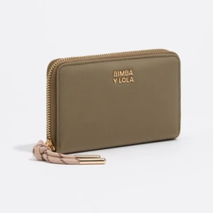 Portfel średni nylon oliwkowy BIMBA Y LOLA OLIVE