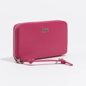 Portfel średni skóra fuksja BIMBA Y LOLA FUCHSIA