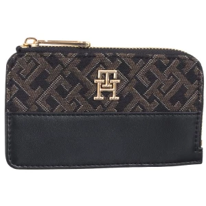 Zdjęcie produktu Portfel TH Jacquard Slim Wallet AW0AW17152 BDS (TH1150-a) Tommy Hilfiger