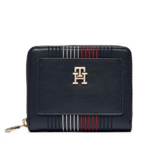 Portfel Tommy Hilfiger Distinct Med Za Corp AW0AW16737 Granatowy