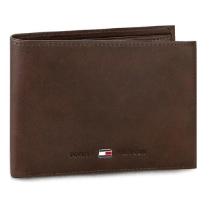 Portfel Tommy Hilfiger Johnson Cc And Coin Pocket AM0AM00659 Brązowy