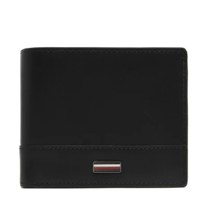 Portfel Tommy Hilfiger Th Corp Cc Flap And Coin AM0AM13246 Czarny