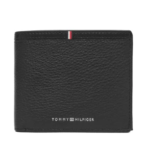 Portfel Tommy Hilfiger Th Corp Cc Flap And Coin AM0AM13969 Czarny