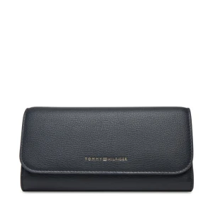 Portfel Tommy Hilfiger Th Flag Lrg Flap AW0AW17734 Granatowy