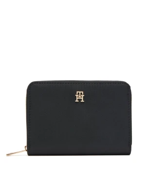 Portfel Tommy Hilfiger Th Icon Med Za Nylon AW0AW17741 Czarny