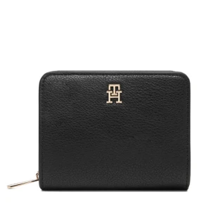 Portfel Tommy Hilfiger Th Icon Med Za W/Flap AW0AW18475 Czarny